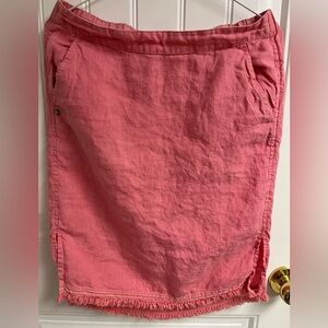 Sandwich brand linen skirt